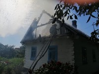 На Костопільщині вогнеборці ліквідували пожежу у приватному житловому будинку