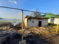Верхньодніпровський район: вогнеборці ліквідували пожежу в господарчій споруді