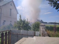 Стрийський район: вогнеборці ліквідували пожежу в дерев’яній літній кухні