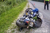 Не обрав безпечної швидкості: мотоцикліст потрапив в ДТП