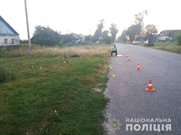 На Чернігівщині поліція затримала водія, який збив пішохода і втік з місця пригоди