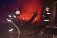 Красилівський район: надзвичайники ліквідували пожежу в недіючій будівлі млина