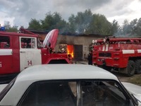 Рятувальники ліквідували пожежу на приватному підприємстві