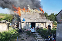 П’ятихатський район: вогнеборці ліквідували пожежу в одноповерховому будинку