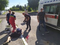 Дубровицькі рятувальники надали першу домедичну допомогу чоловікові, що раптово втратив свідомість