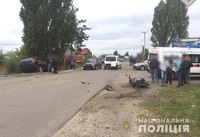 Внаслідок ДТП у Володимирці травмувався мотоцикліст 