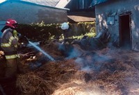 Жидачівський район: вогнеборці врятували від знищення вогнем 2 будівлі