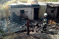 Дніпровський район: вогнеборці ліквідували пожежу в покинутій споруді