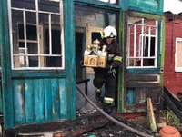 Сокальський район: вогнеборці ліквідували пожежу в дерев'яному житловому будинку
