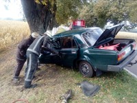 Васильківський район: рятувальниками деблокували загиблого водія з понівеченого авто