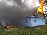 На Гощанщині під час ліквідації пожеж у двох різних приватних господарствах вогнеборці виявили мертві тіла жінки та чоловіка