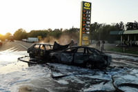Криничанський район: внаслідок ДТП згоріли дві автівки та загинула людина