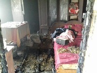На Тячівщині рятувальники ліквідували пожежу в будинку