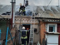 Оріхівський район: рятувальники ліквідували пожежу на території приватного домоволодіння