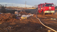 Миколаївська область: пожежу на полігоні твердих побутових відходів ПП ”Мільча”