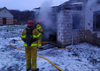 Карлівський район: під час гасіння пожежі в будинку вогнеборці виявило тіло господаря
