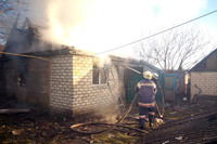 П’ятихатський район: рятувальники ліквідували загорання в літній кухні на території приватного домоволодіння
