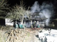 Попільнянський район: рятувальники ліквідували пожежу в дерев’яному житловому будинку