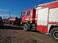 Городоцький район: вогнеборці ліквідували загоряння у металевій зерносушарці