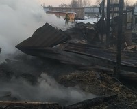 Бориспільський район: вогнем знищено господарчу споруду