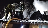 Полтавський район: вогнеборці загасили пожежу в господарчій будівлі