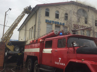 Миколаївська область: рятувальники ліквідували пожежу магазину меблів