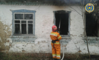 На Драбівщині рятувальники ліквідували пожежу житлового будинку