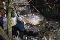 Дергачівський район: рятувальники загасили палаючий автомобіль