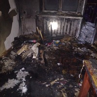 Чуднівський район:  унаслідок пожежі у квартирі постраждав власник, його госпіталізовано