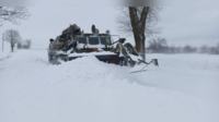 Волинська область: для розчищення доріг від снігу працює важка інженерна техніка ДСНС