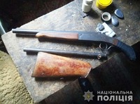 За добу поліція Чернігівщини вилучила з незаконного обігу два обрізи і майже шістсот набоїв