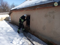 На Маньківщині рятувальники ліквідували пожежу житлового будинку