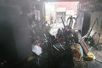 М. Нікополь: під час пожежі у гаражі постраждав власник