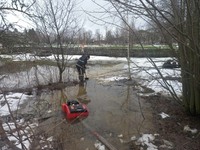 Овруцький район: рятувальники відкачали воду з приватного домогосподарства
