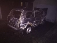 Вовчанський район: рятувальники загасили палаючий автомобіль