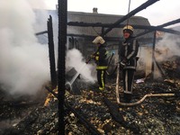 Бородянський район: ліквідовано загорання господарчої будівлі