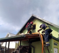 Львівська область: вогнеборці врятували від знищення вогнем 4 будівлі