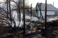 Межівський район: ліквідовано пожежу на території приватного домоволодіння