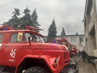 Київська область: триває ліквідація пожежі у дитячому садочку, евакуйовані 108 дітей та 40 чоловік персоналу