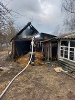 Баришівський район: ліквідовано загорання господарчої будівлі