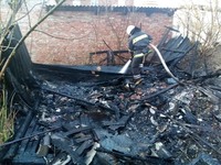 Вовчанський район: рятувальники ліквідували пожежу господарської споруди