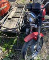 На Полтавщині поліцейські швидко встановили особу, яка незаконно заволоділа чужим мотоциклом