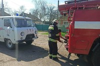 Новомиргородський район: рятувальники надали допомогу водію автомобіля швидкої допомоги