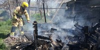 Смт Нижні Сірогози: ліквідовано пожежу господарчої споруди