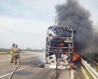 Одеська область: рятувальники ліквідували загорання автобуса