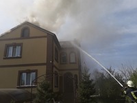 Рокитнянський район: ліквідовано загорання двоповерхового будинку