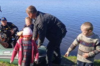 У Деражні надзвичайники врятували трьох дітей, які ледь не потонули на річці Вовк