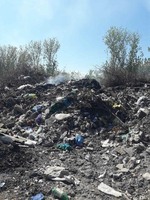 Київська область: рятувальники ліквідували пожежу в смітті на полігоні побутових відходів