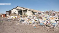 Горы мусора в подарок жителям села