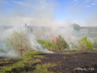 Миронівський район: рятувальники ліквідували загорання трав’яного настилу